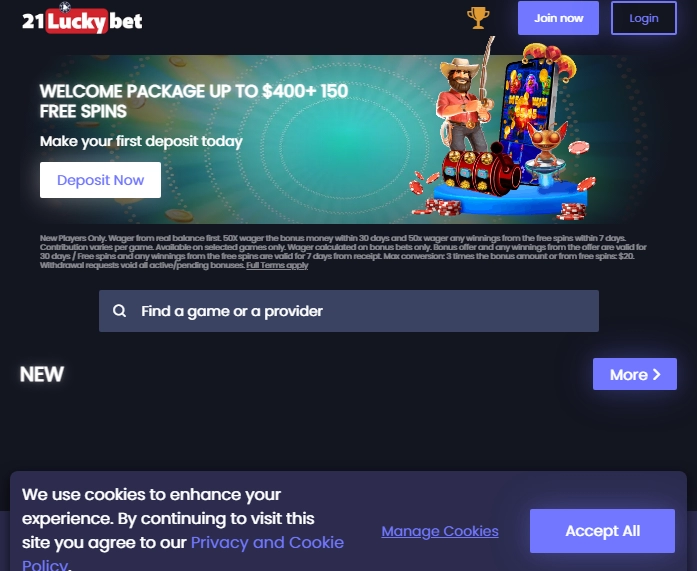 21LuckyBet Casino